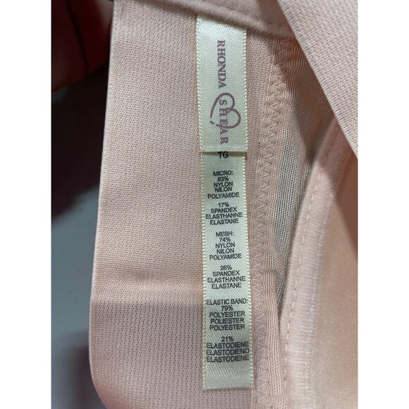 Rhonda Shear 2Pack Molded Cup Bra with Wrap Back Size 1X Pink Beige Lounge 636.5 - Picture 4 of 9